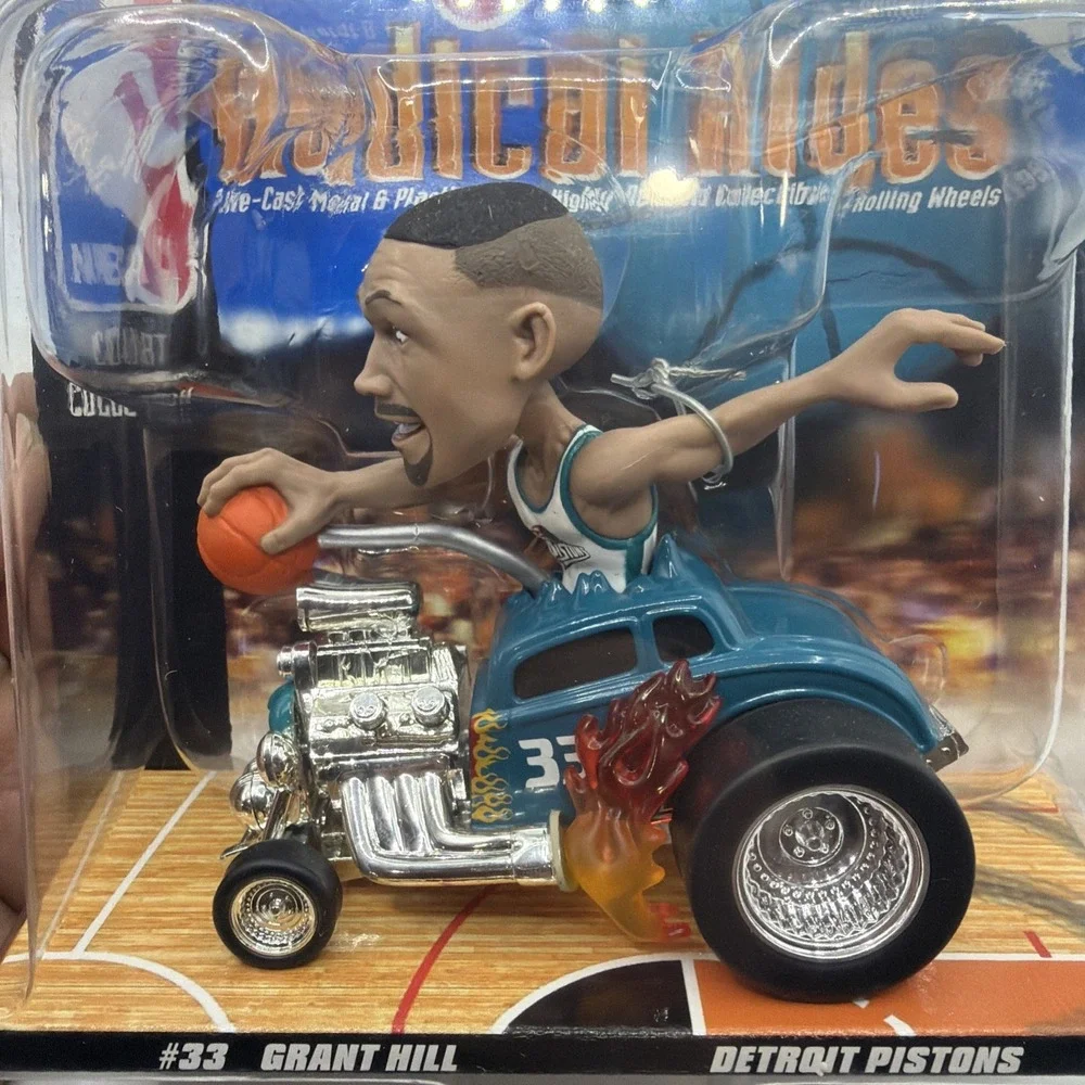 Hot Wheels Radical Rides #33 Grant Hill Hot Rod Figurine New from 1998‎